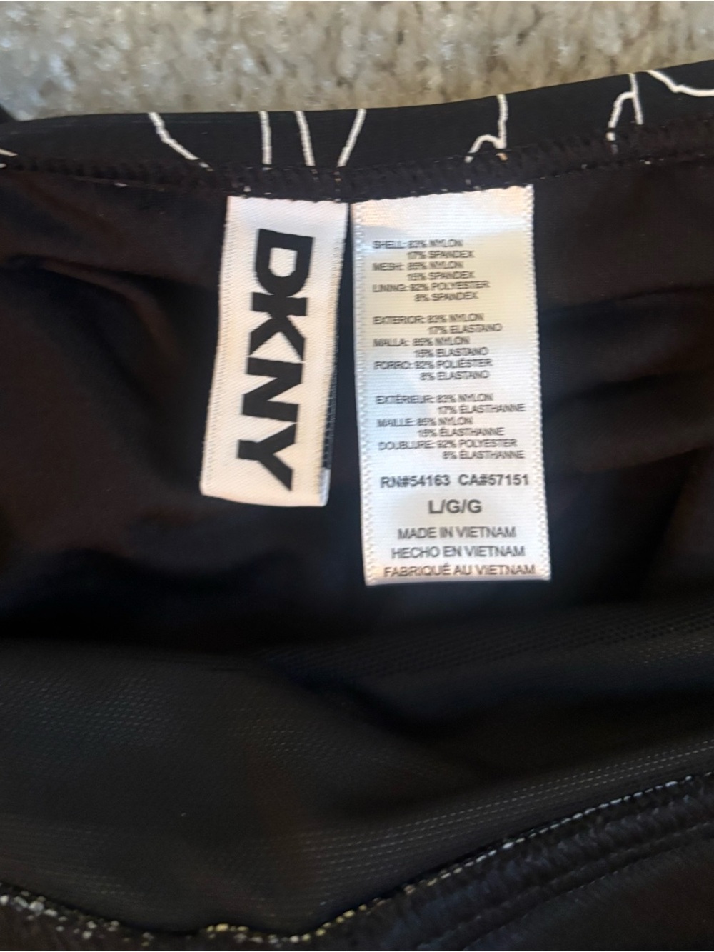 DKNY Women’s One-Piece Bathing Suit - Picture 5 of 5